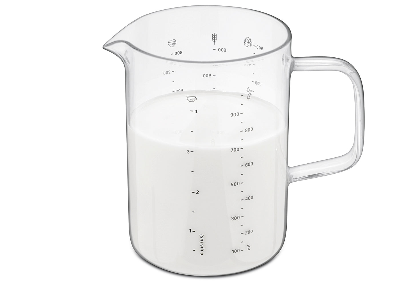 Messbecher Borosilikatglas 1l
