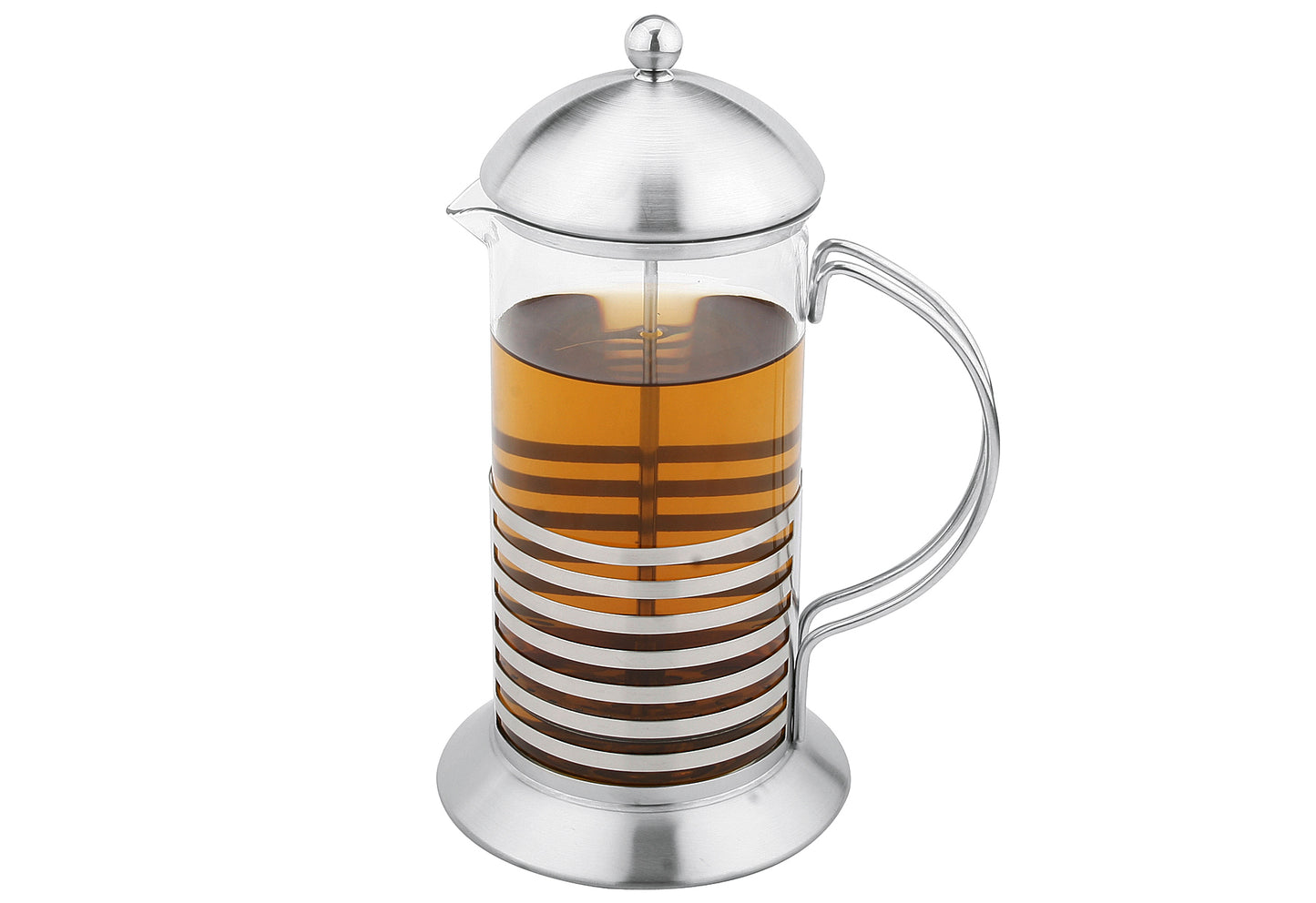 Kaffeebereiter 1l Edelstahl/Glas