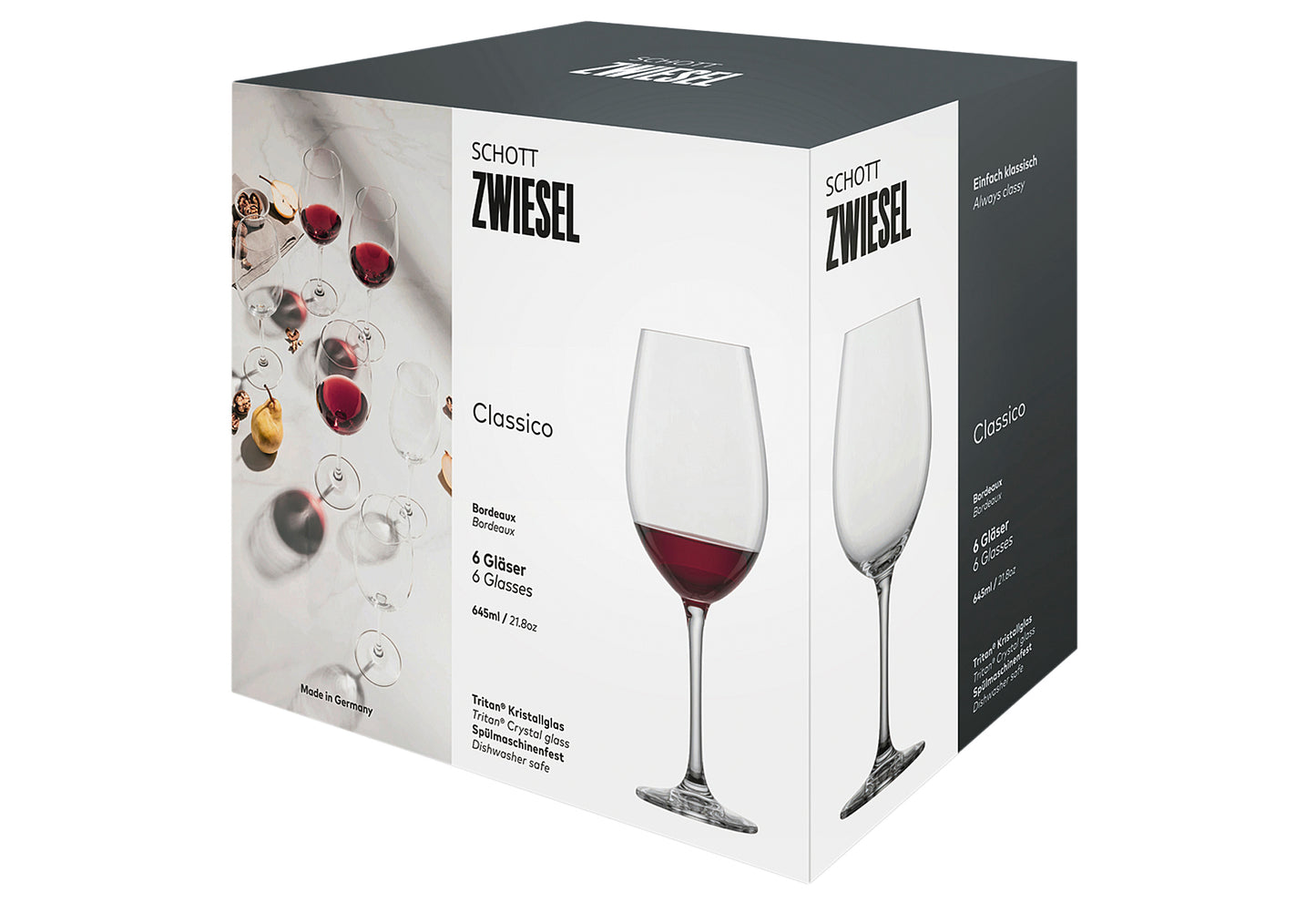 Bordeauxpokal Classico 6er Set