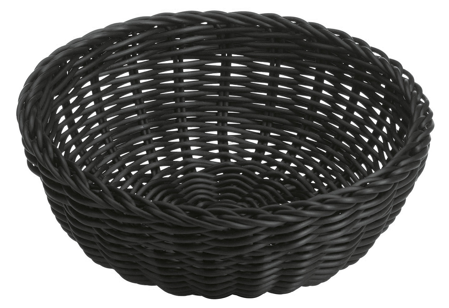 Schale rund Ø23x9cm schwarz