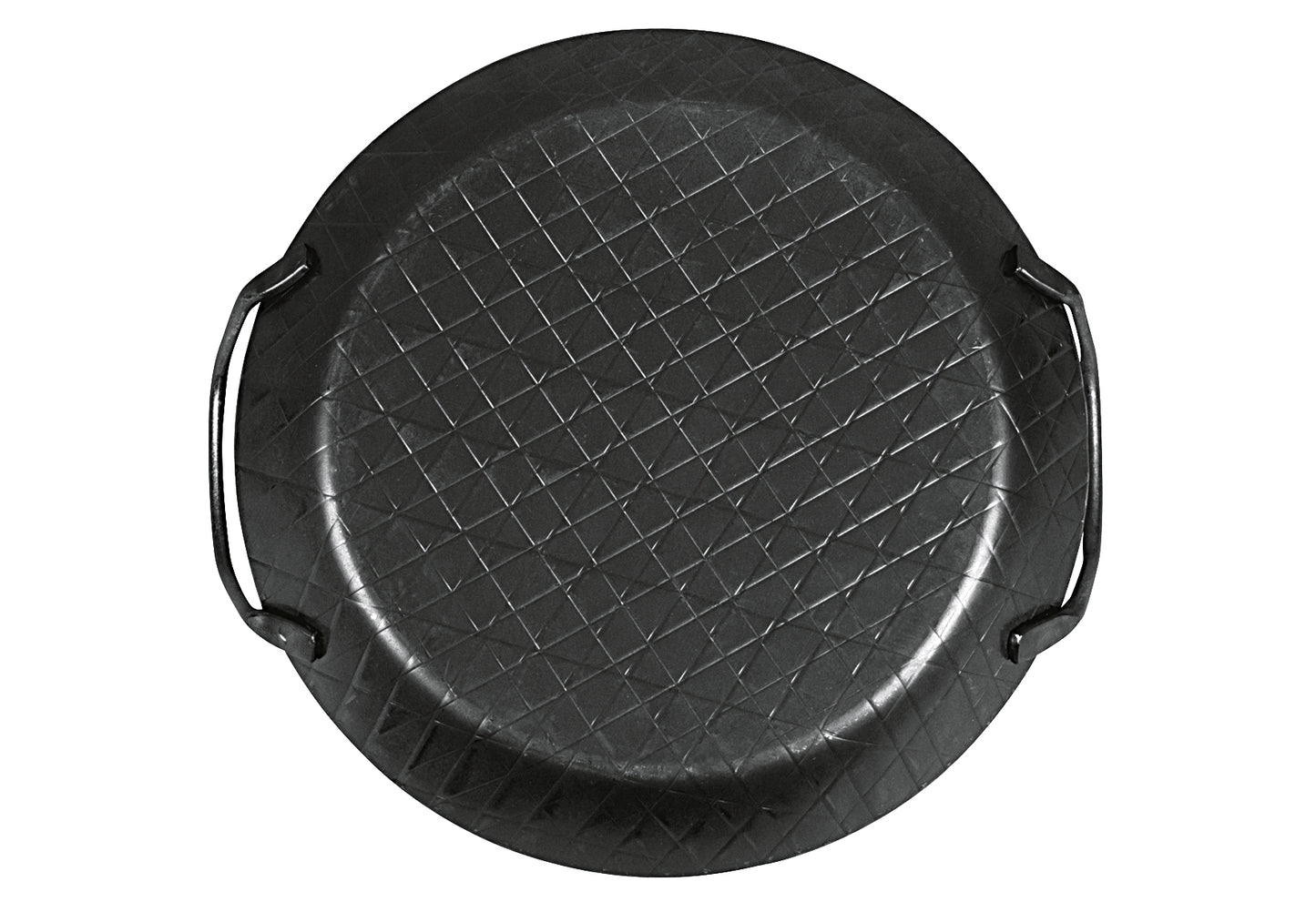 Servierpfanne schmiedeeisern mit 2 Griffen Ø28cm schwarz