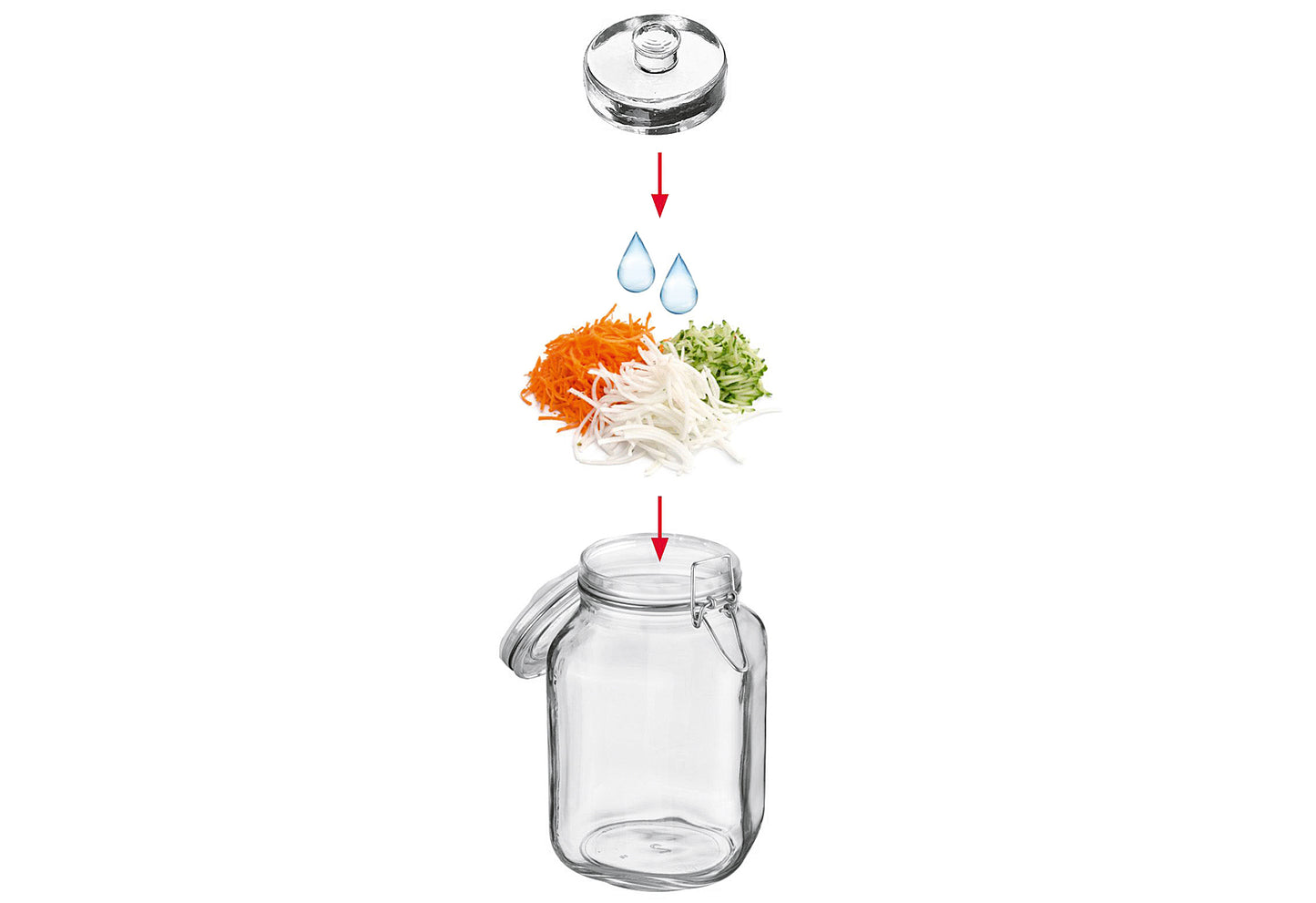 Fermentiergewicht Ø7cm 4Stück