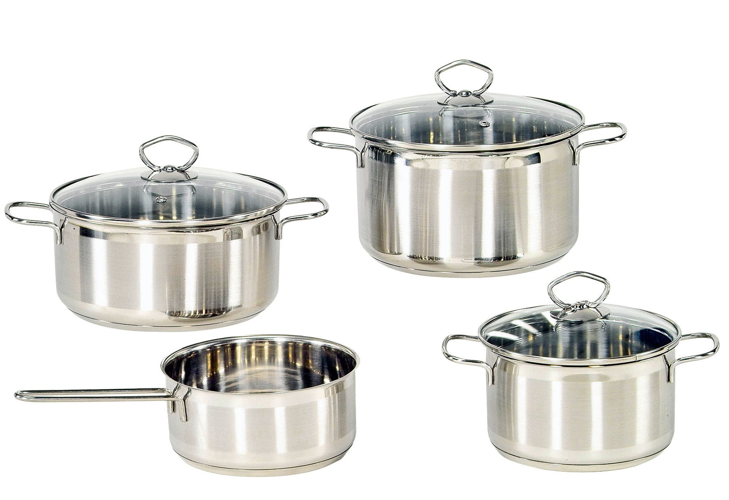 Topfset Manhattan Edelstahl 4teilig - Ruder Home GmbH