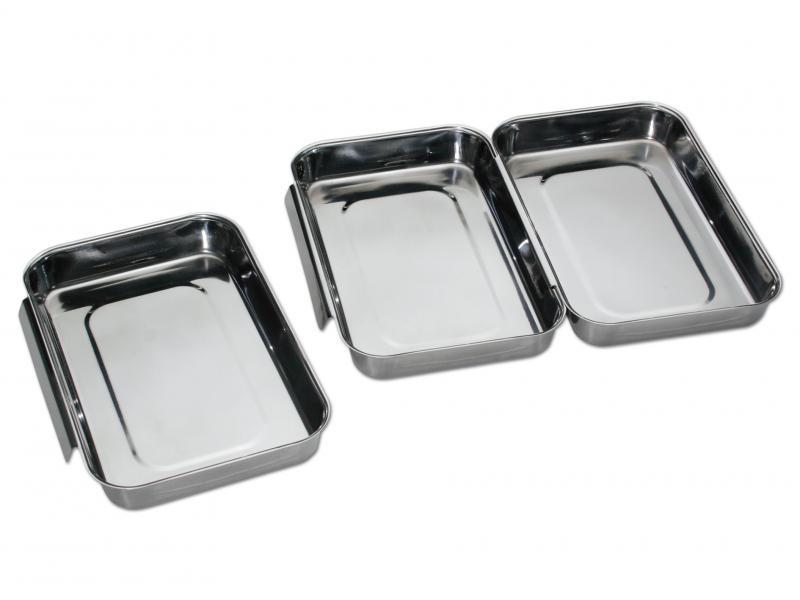 Panier-Set Edelstahl 23x15x3cm 3teilig