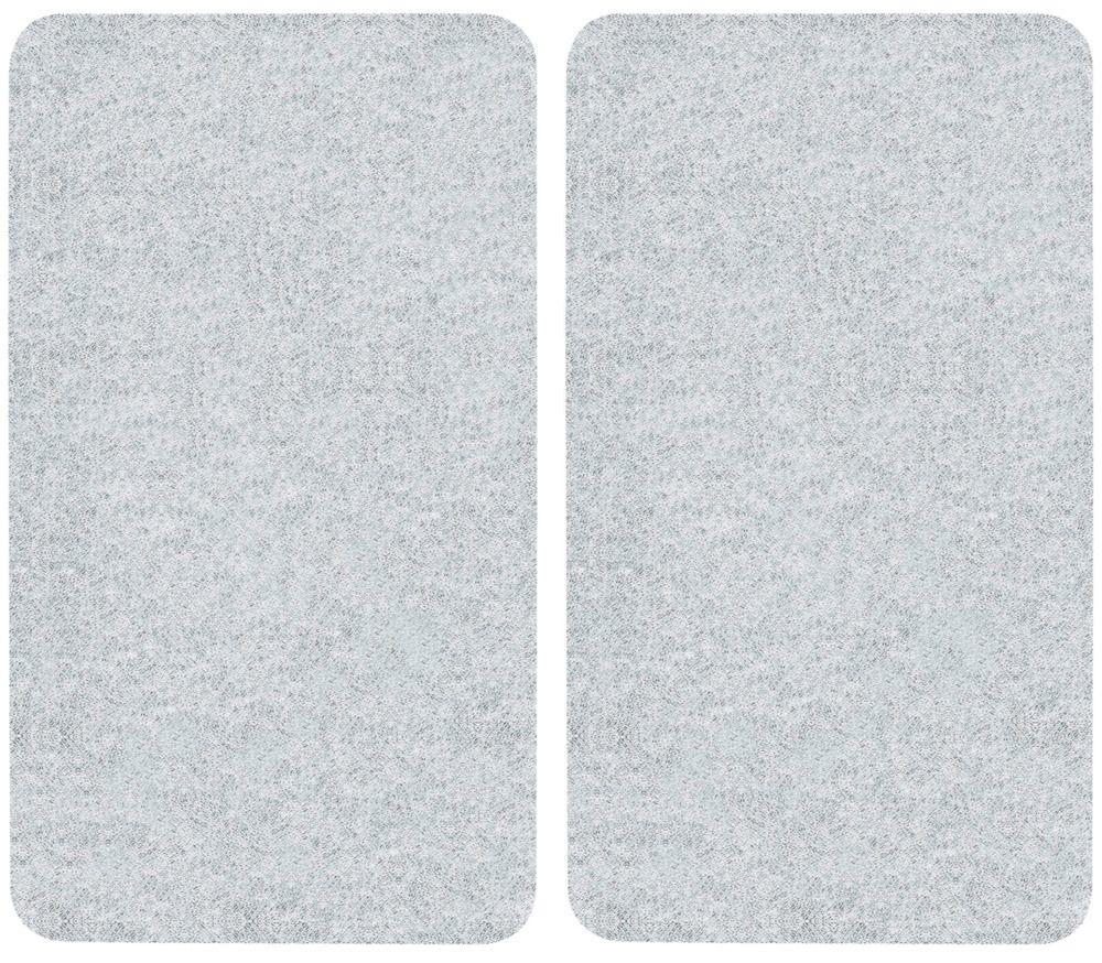 Herd-Abdeckplatte Glas 52x30cm transparent 2Stück