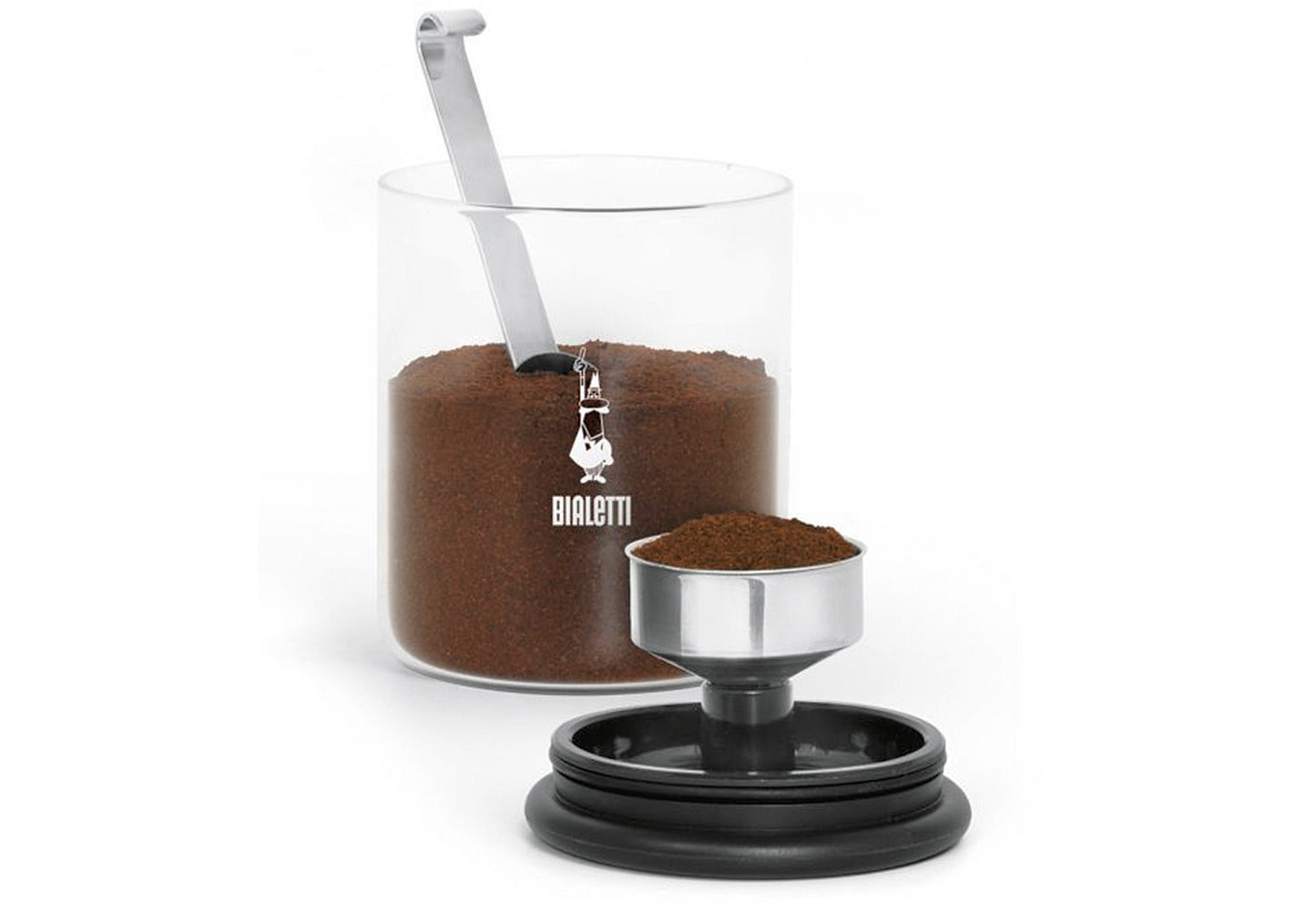 Kaffee-Aromabehälter Glas für 250gr gemahlenen Kaffee