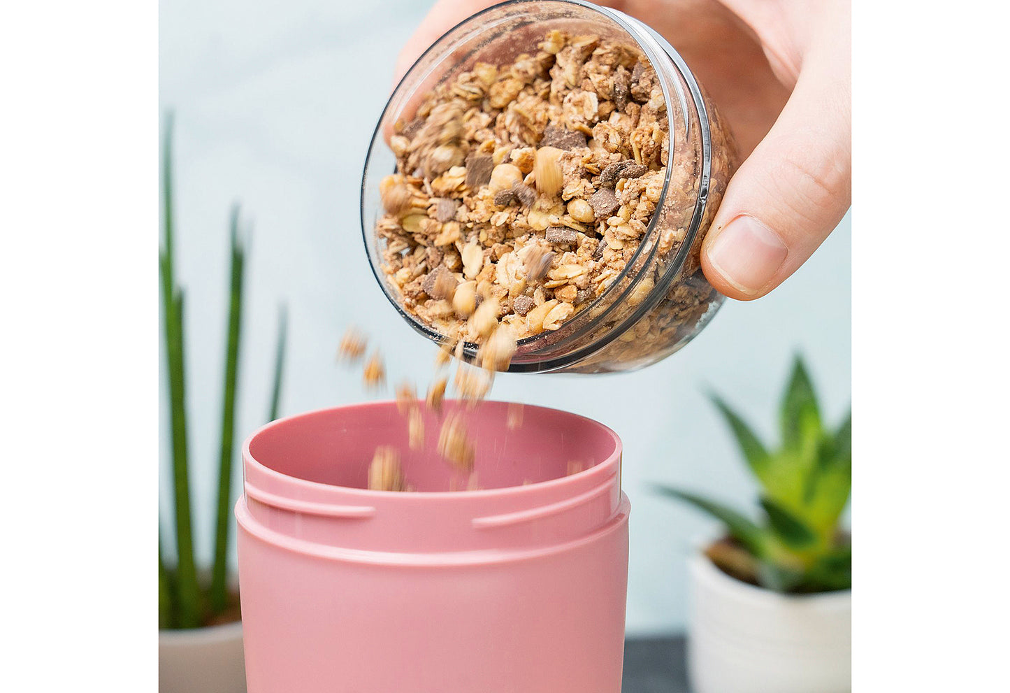 Müslibecher 700ml rosa