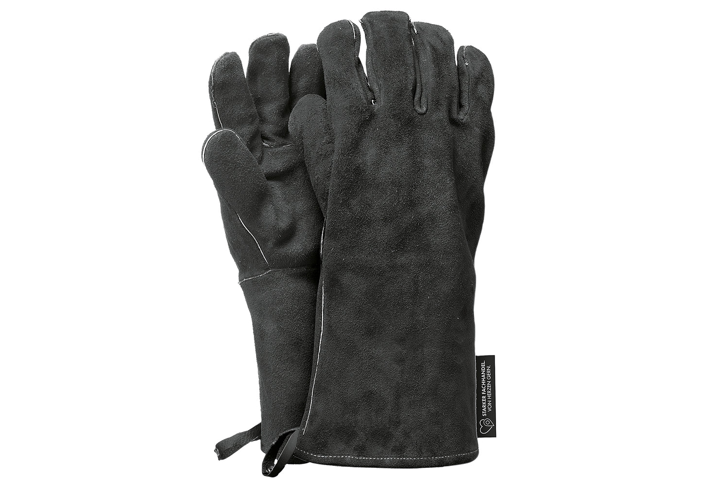 ® Grillhandschuh Starker Fachhandel Leder Gr.10 schwarz 1Paar