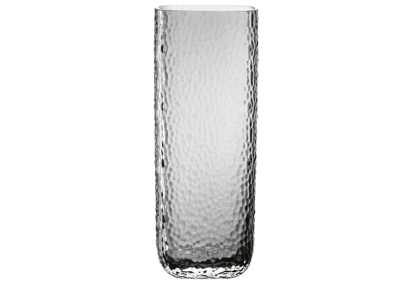 Vase Martello geradlinig 27cm grau