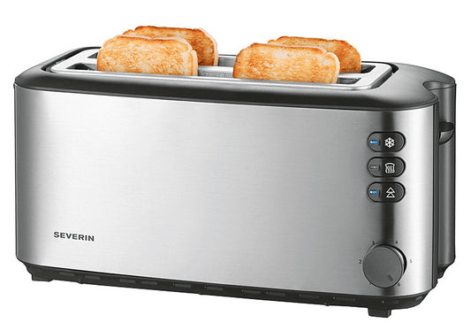 Toaster AT 2509 2 für bis zu 4 Brotscheiben 1400 Watt Edelstahl/schwarz