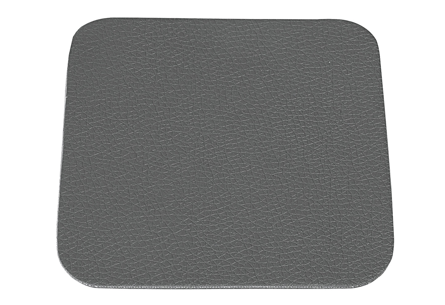 Glasuntersetzer Lederoptik basalt 10x10cm 4Stück