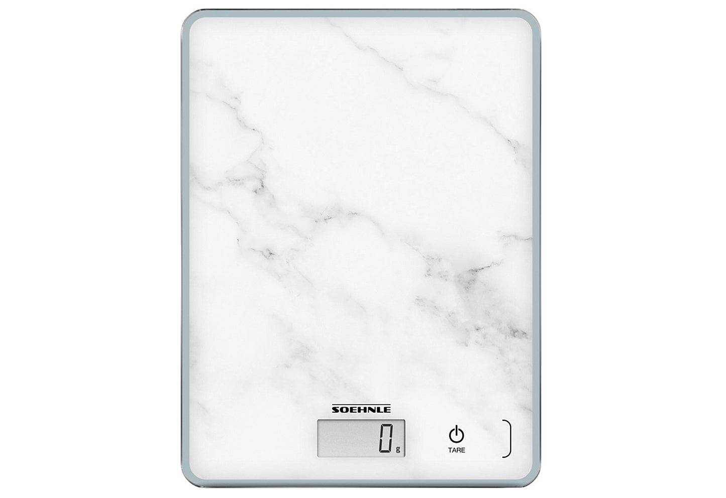 Küchenwaage Page Compact 300 digital 5kg Tragkraft marble weiß