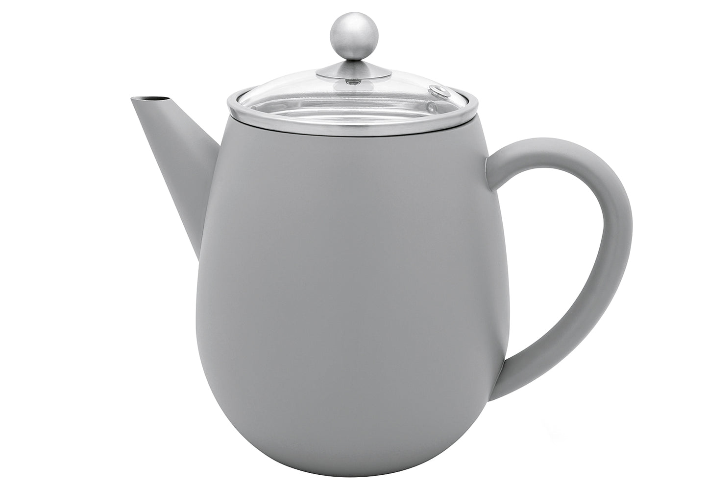Teekanne Duet Eva 1,2l grau