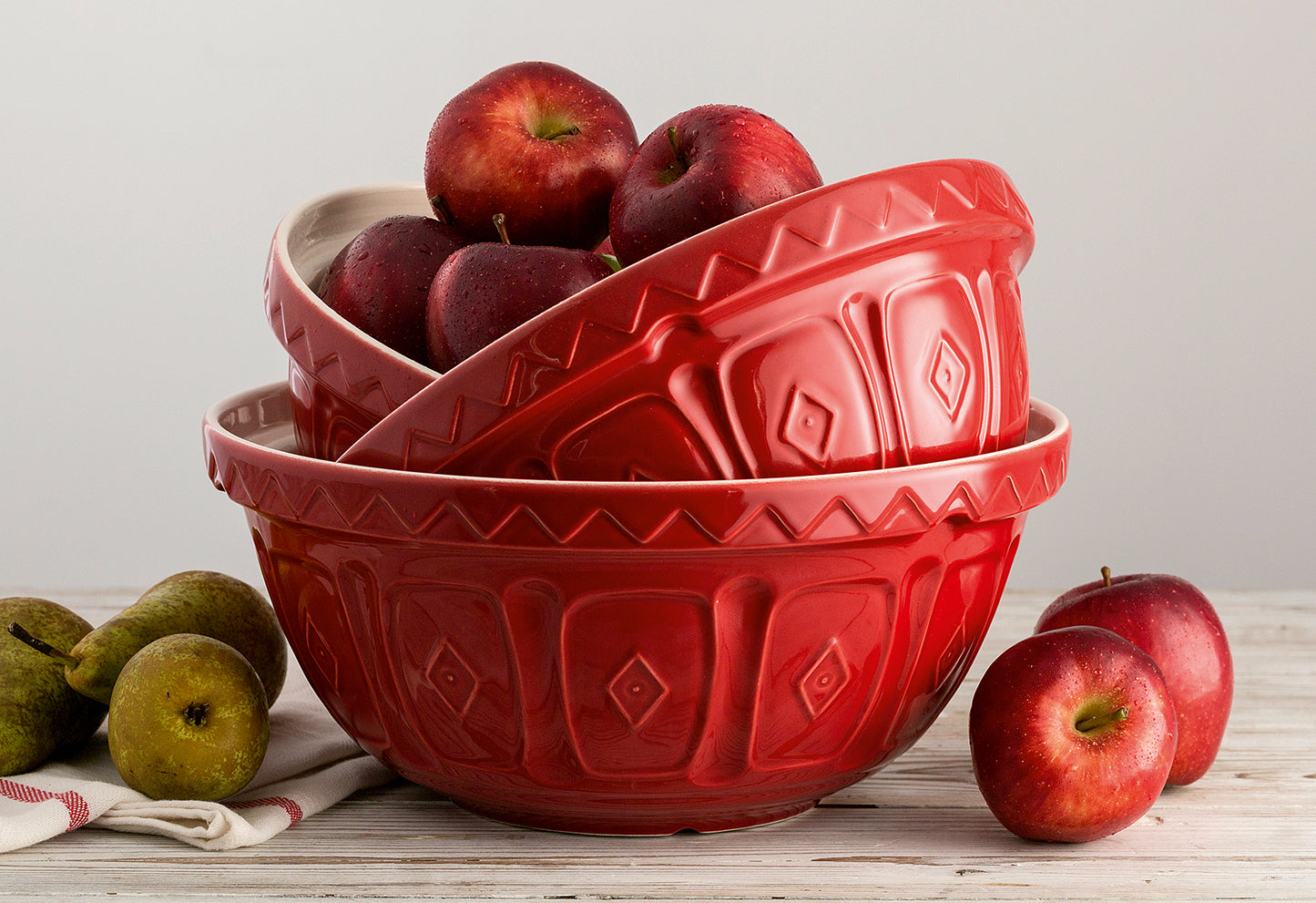 Rührschüssel 2,7l rot