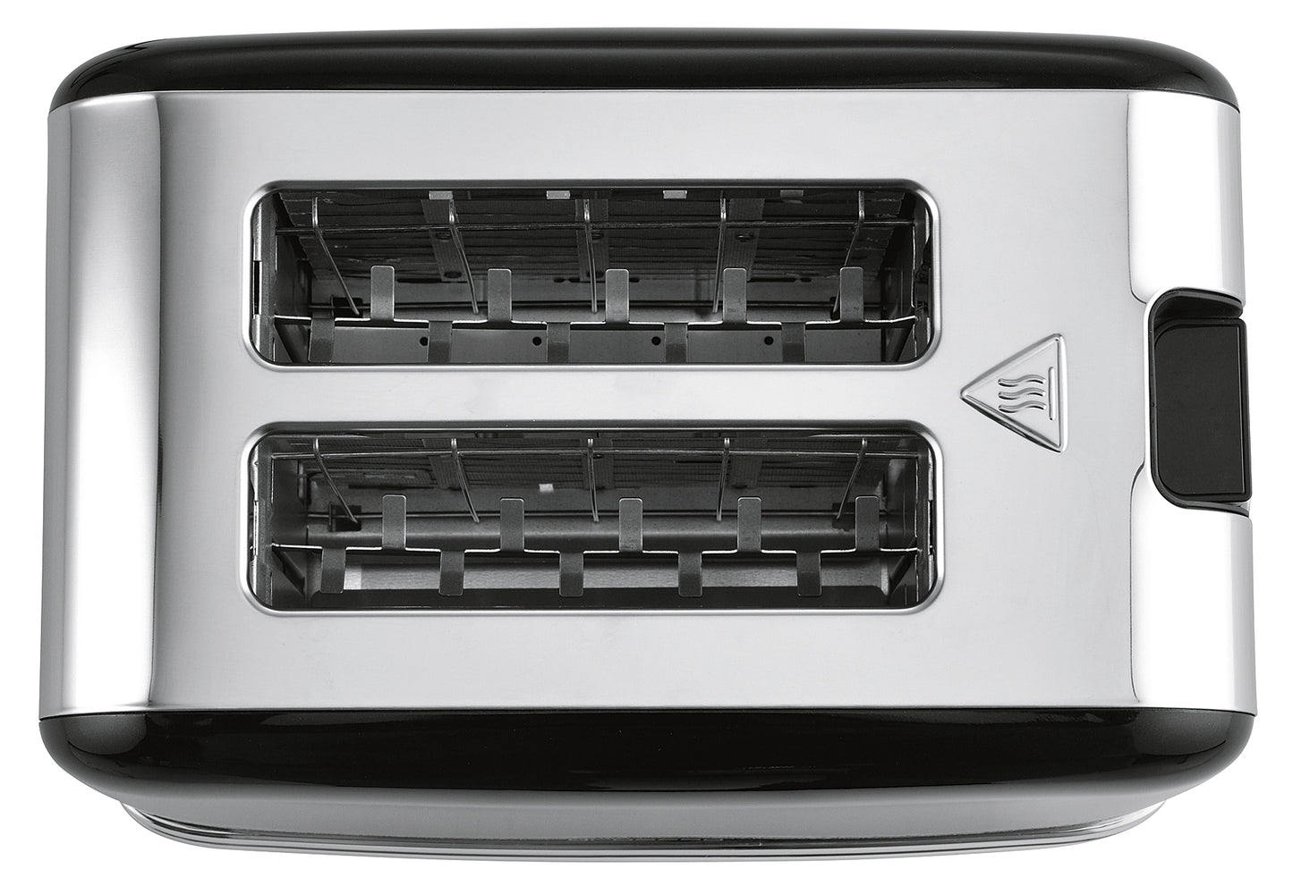 2-Scheiben Toaster Edelstahl/schwarz metallic