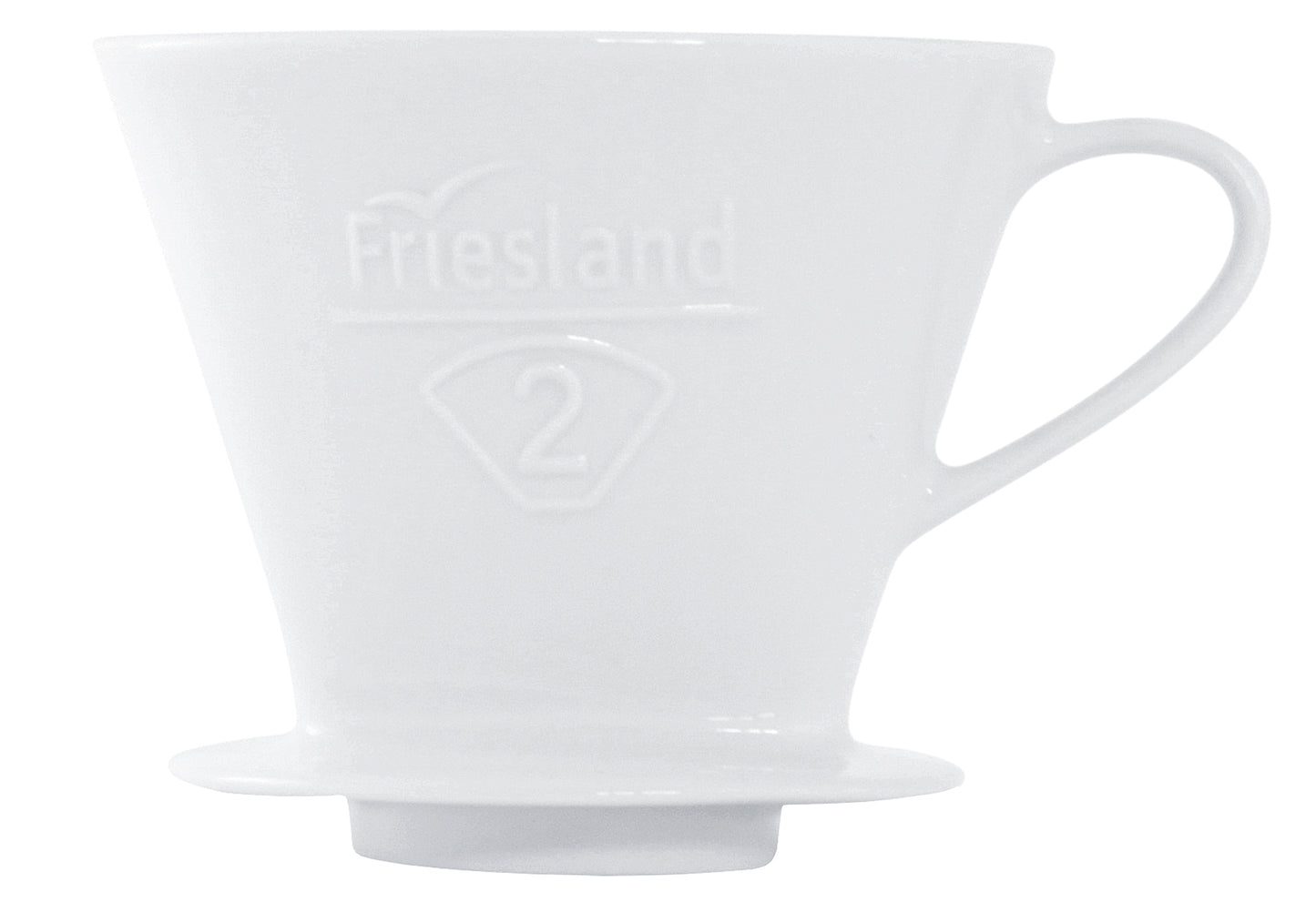 Kaffeefilter Porzellan Größe 102 1-Loch weiß