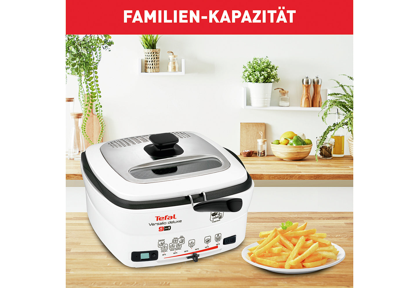 Fritteuse FR 4950 1600 Watt weiß/schwarz