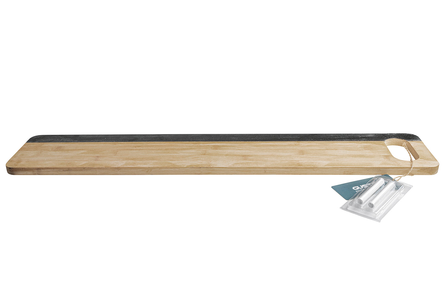 Servierbrett Bambus mit Kreide 75x15cm - Ruder Home GmbH