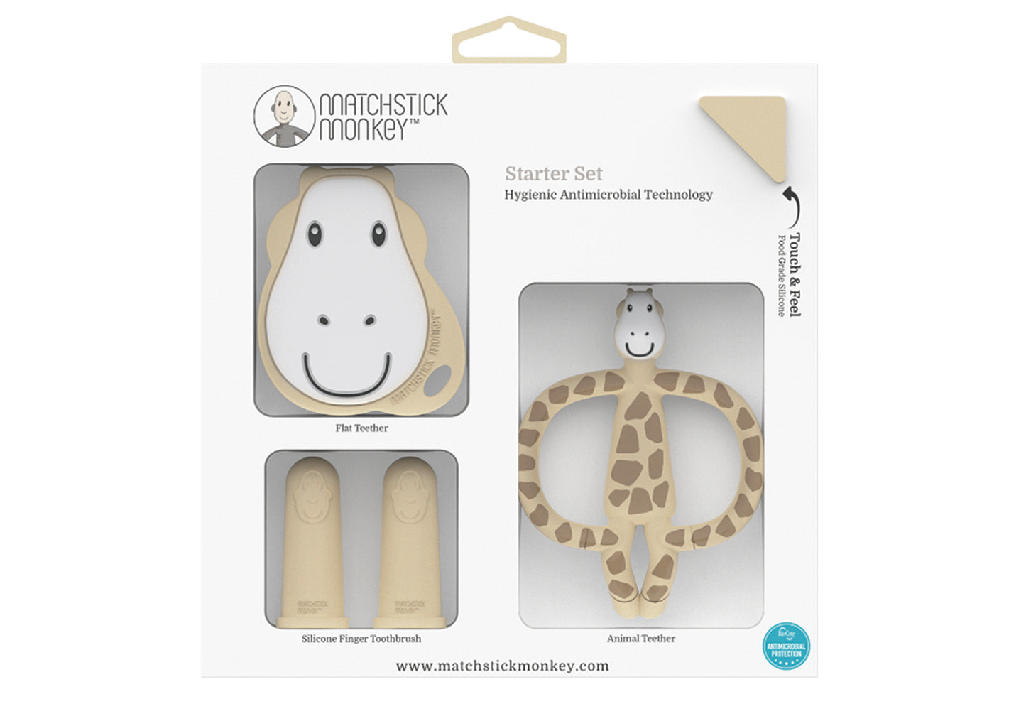 Beißring Gigi Giraffe Starter Set beige