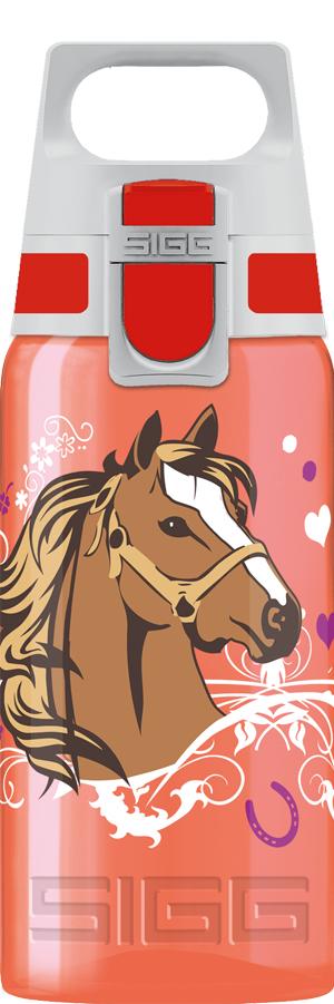 Trinkflasche Viva One Horses 0,5 l rot