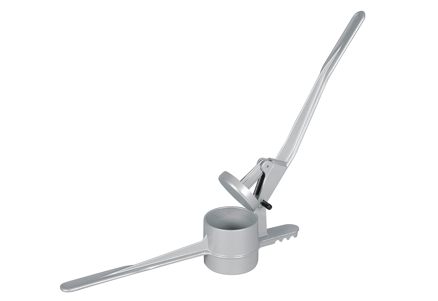 Spätzle-/Kartoffelpresse Spätzlepress rund 42cm silber