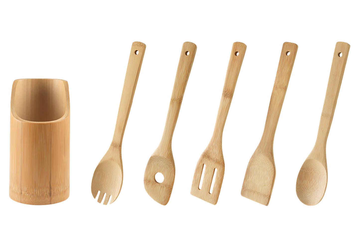 Küchenhelfer-Set Bambus 5teilig