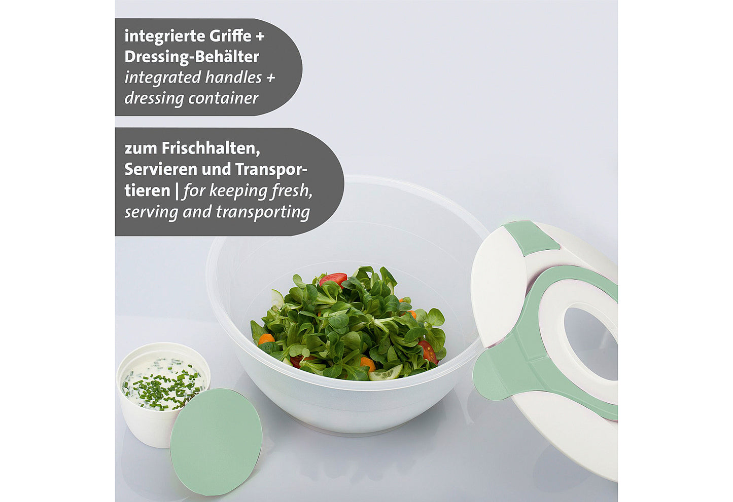 Salatbutler Praktika 6,5l mint-grün