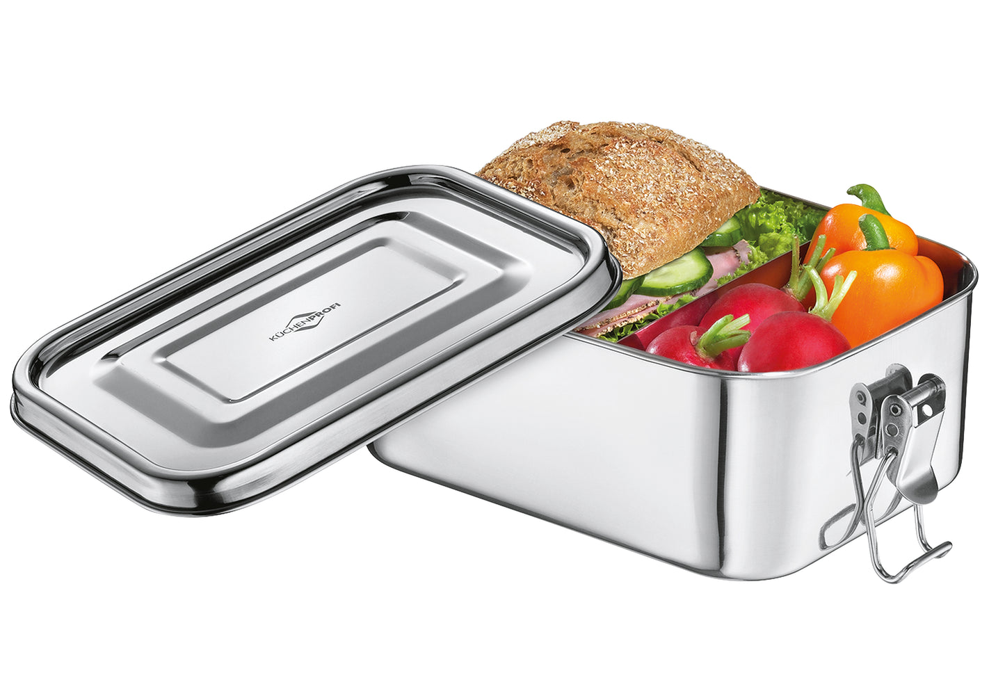 Lunchbox CLASSIC Edelstahl klein 17,5x13x6,5cm