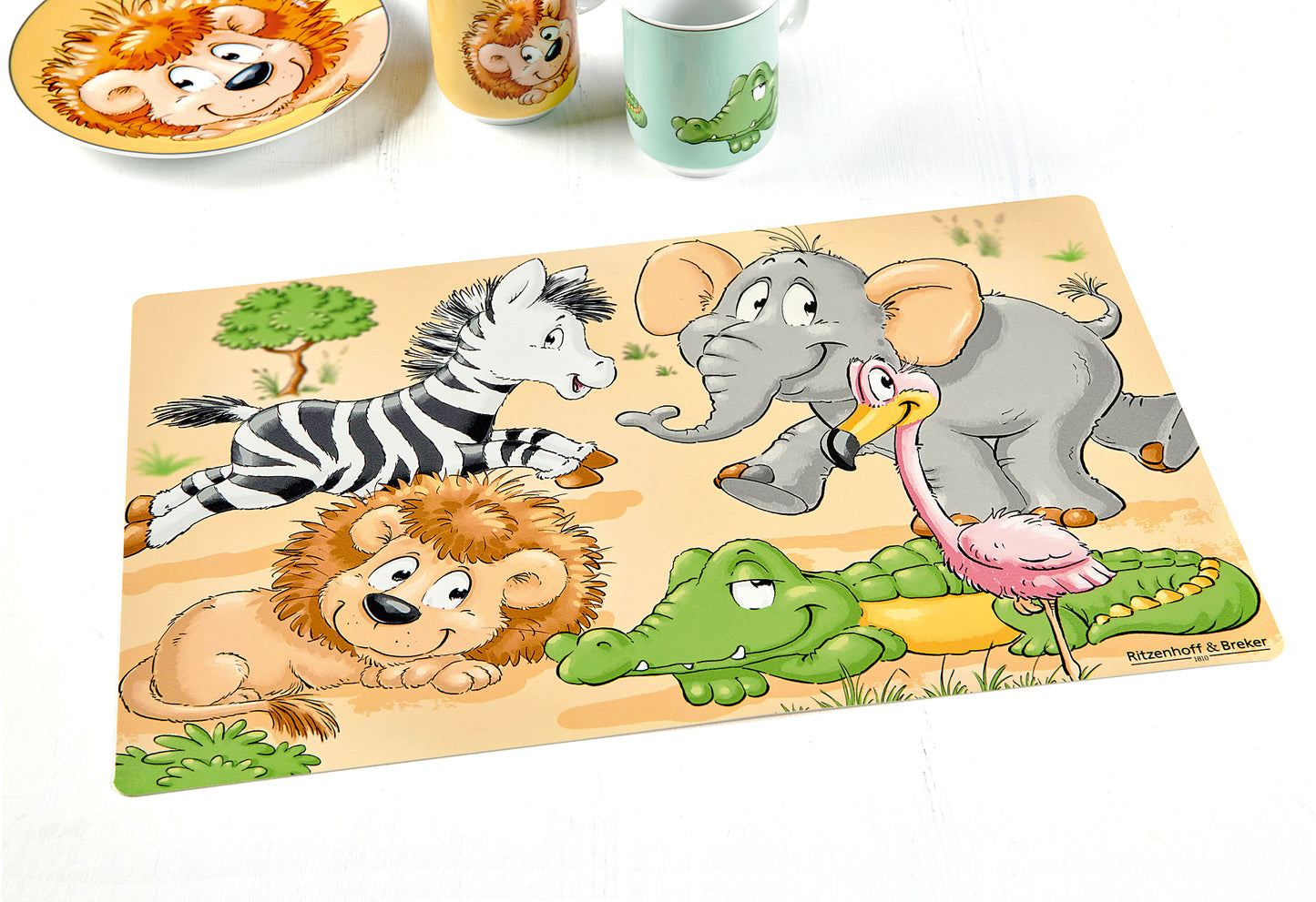 Tischset Happy Zoo