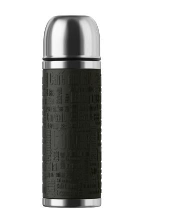 Isolierflasche Senator 1 l Manschette schwarz