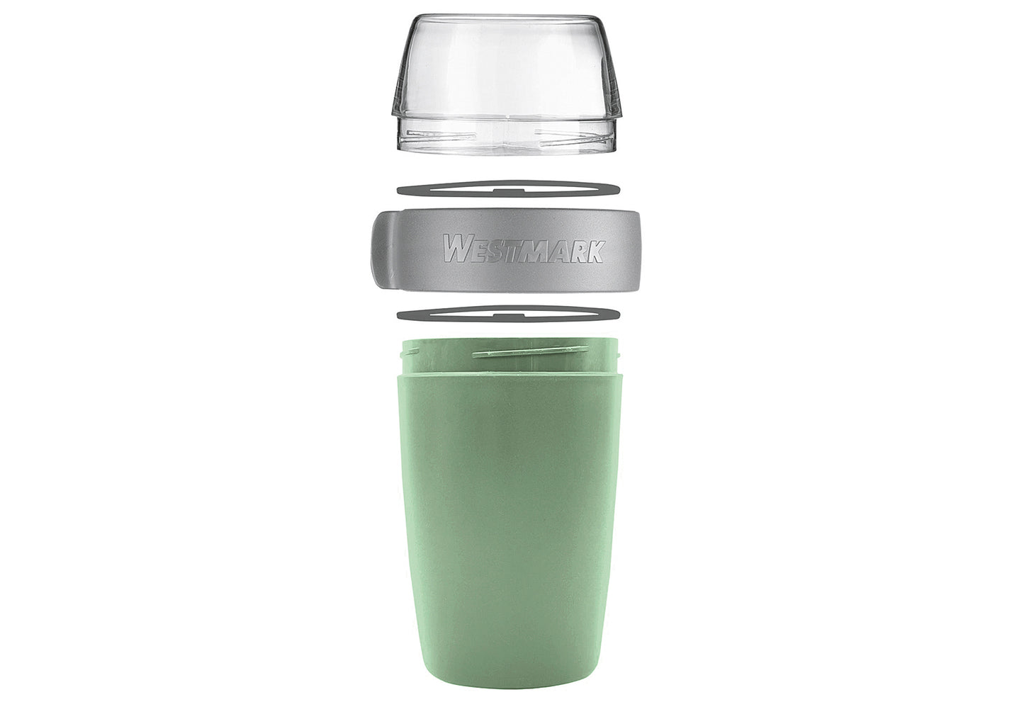Müslibecher 700ml mint-grün