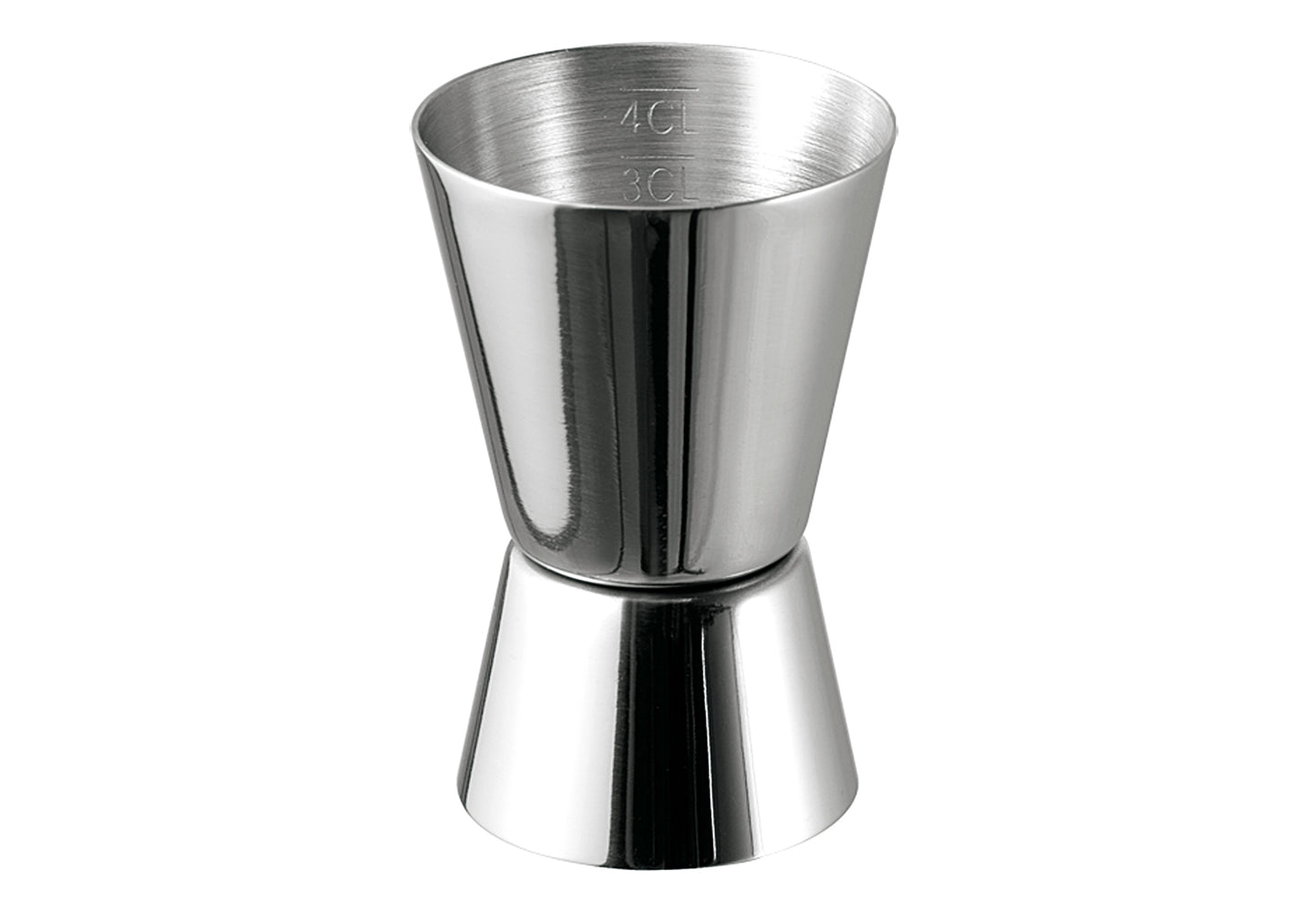 Cocktail-Barmaß 2/4 cl Edelstahl 7cm