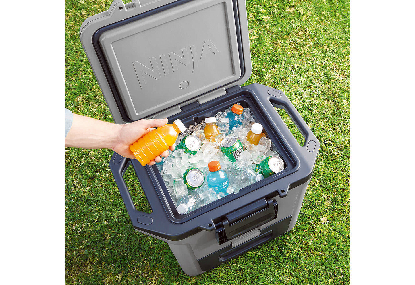 FB131EUGY Kühlbox FrostVault 28l schiefergrau