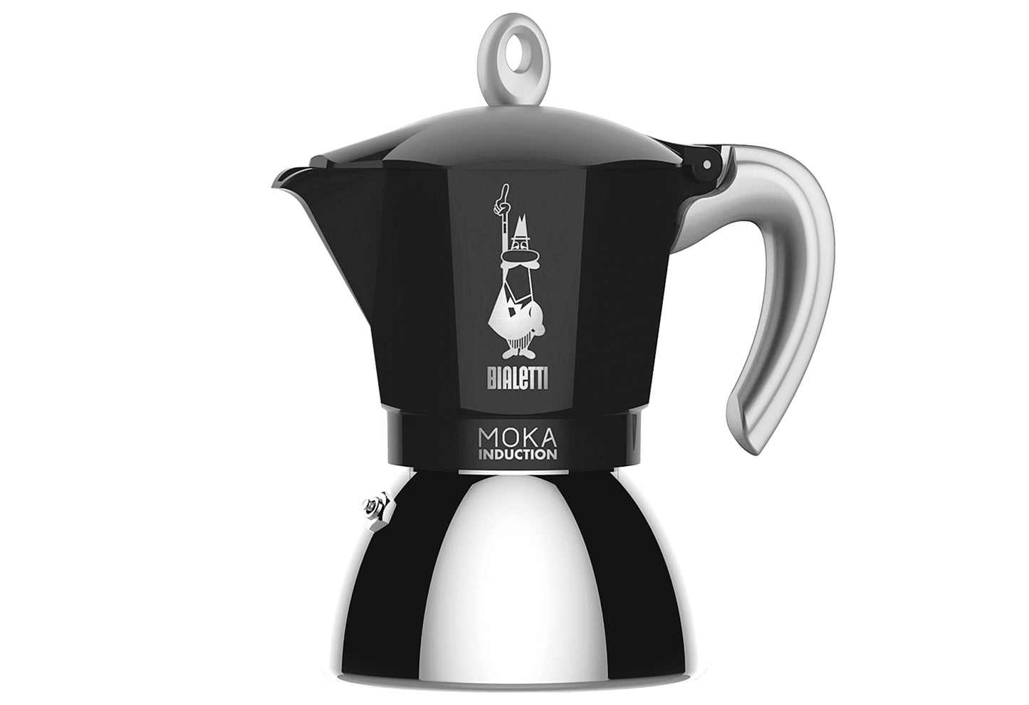 Espressokocher New Moka Induction 4 Tassen schwarz