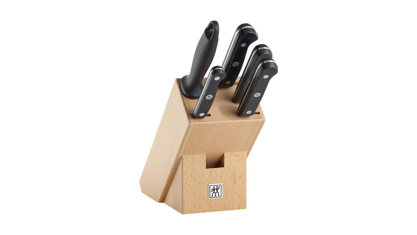 Messerblock Gourmet natur 6teilig