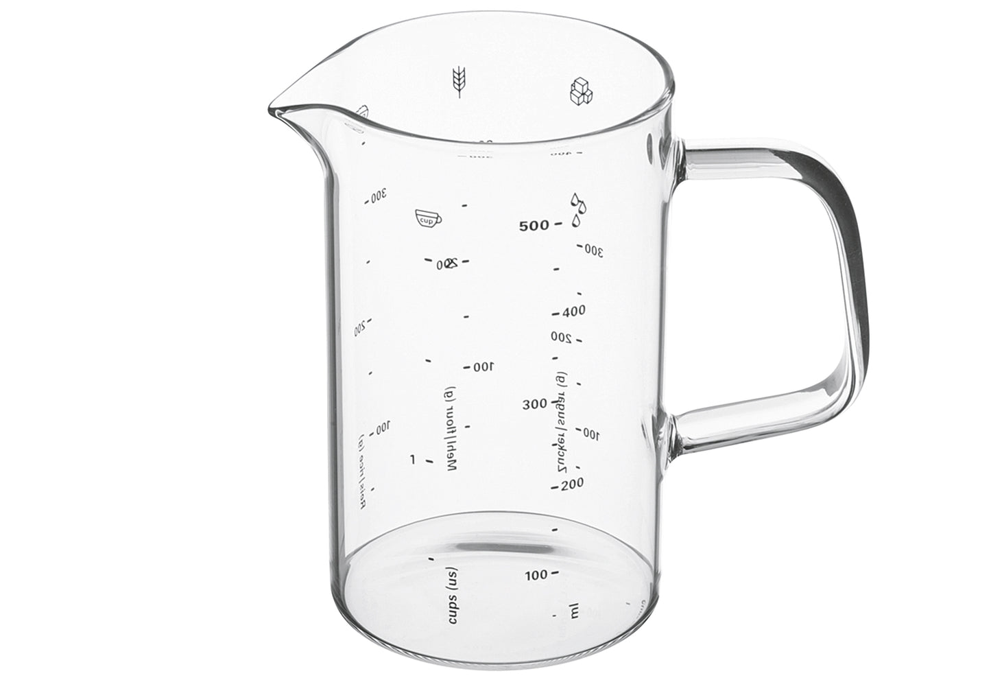 Messbecher Borosilikatglas 0,5l