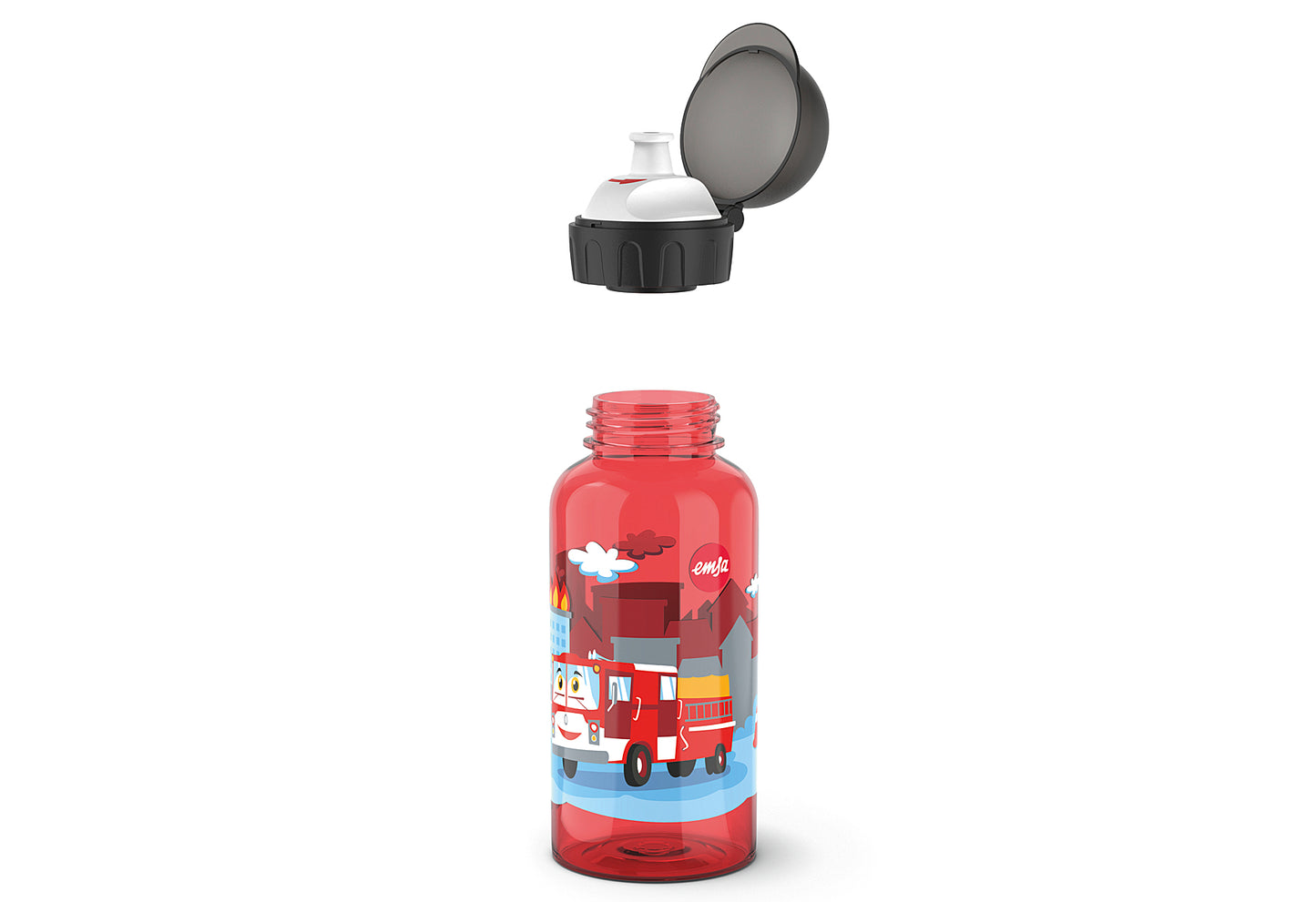 Kindertrinkflasche Tritan Feuerwehr 0,4l