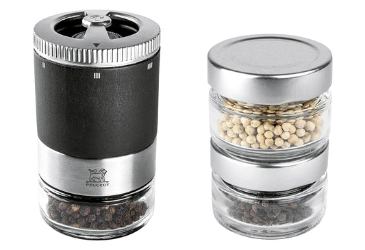 MAESTRO Pfefferbar u'Select 11cm inkl. drei Premium-Pfeffergläsern graphit