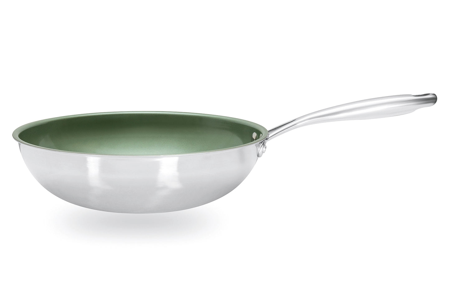 Wokpfanne CeraVegan 28cm Edelstahl - Ruder Home GmbH
