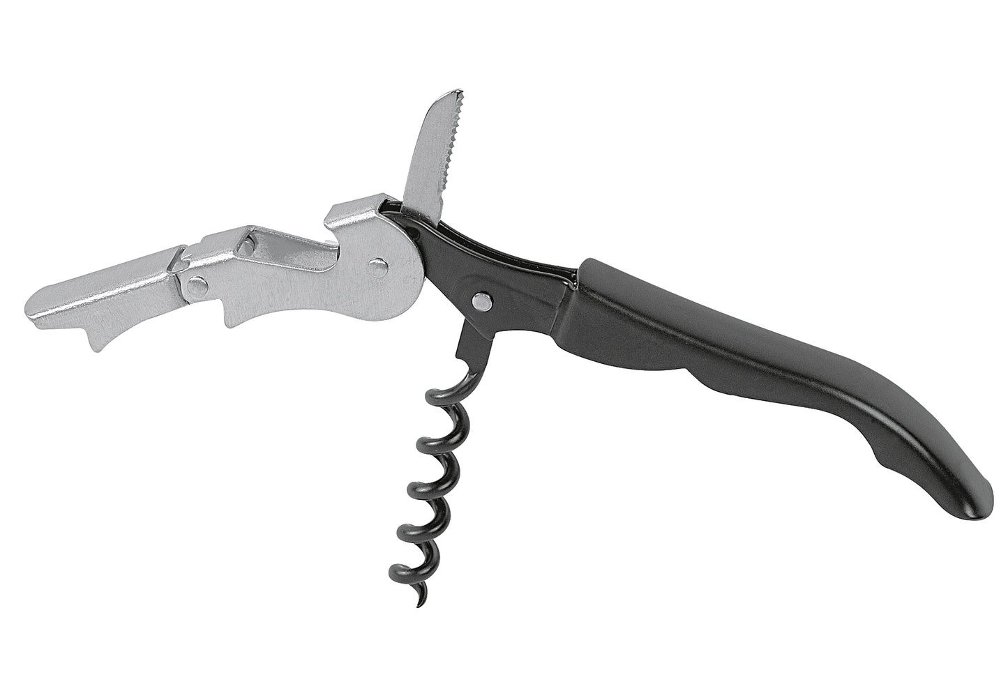 Kellnermesser/Korkenzieher Edelstahl 12cm