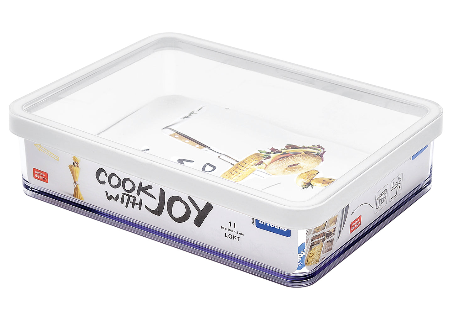 Vorratsdose Loft Premium 1l breit