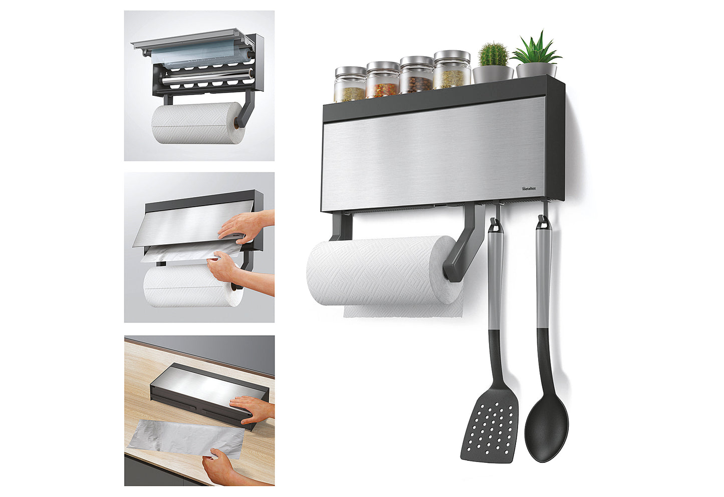 Küchenrollenspender Tango Inox