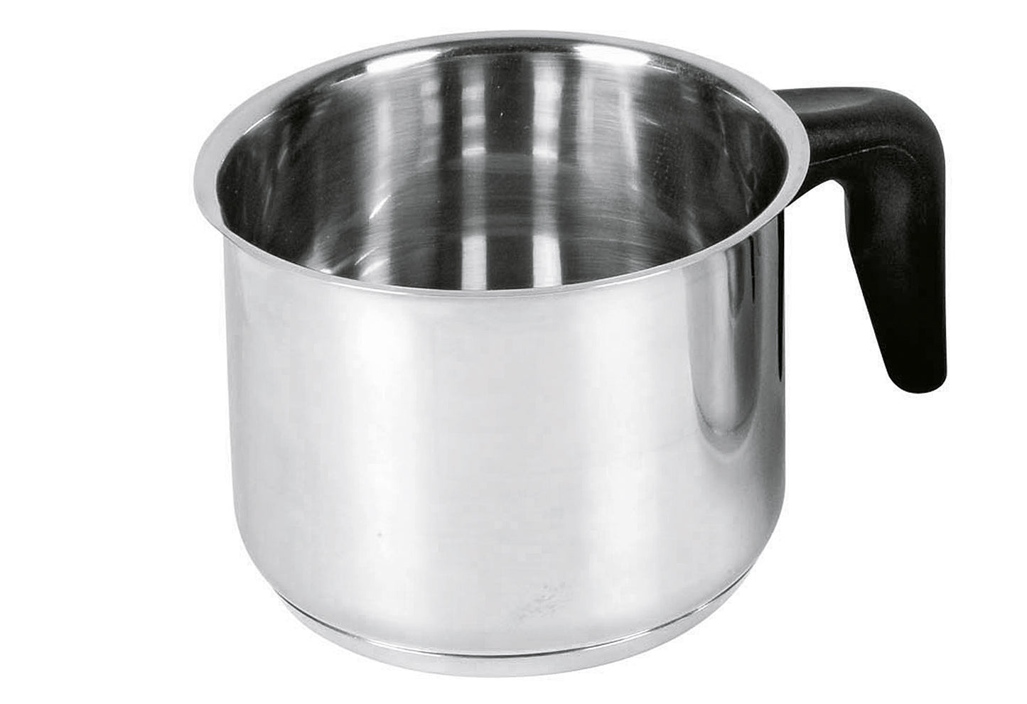 Milchtopf mit Kunststoffgriff 1,5 l Ø14cm Edelstahl