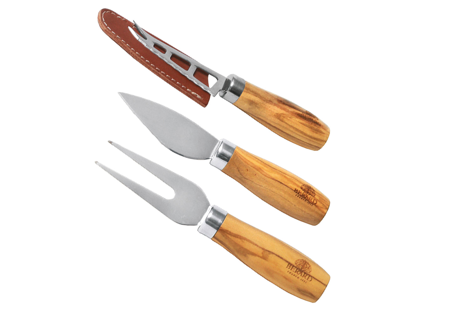 Käsemesserset Olivenholz 3teilig