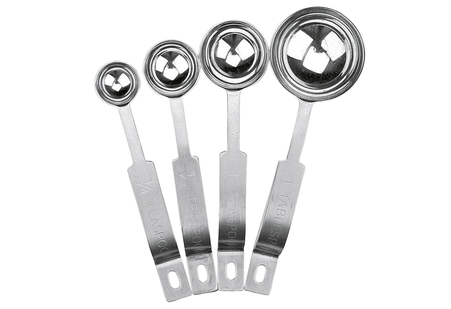 Messlöffel-Set 4-teilig Edelstahl