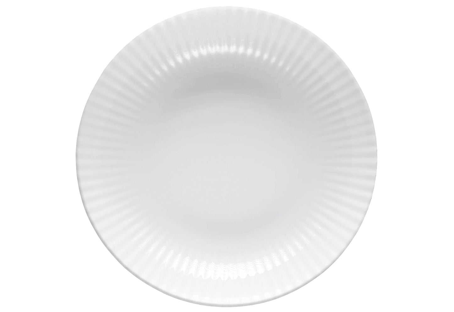 Teller tief Relief weiß 22cm 2Stück