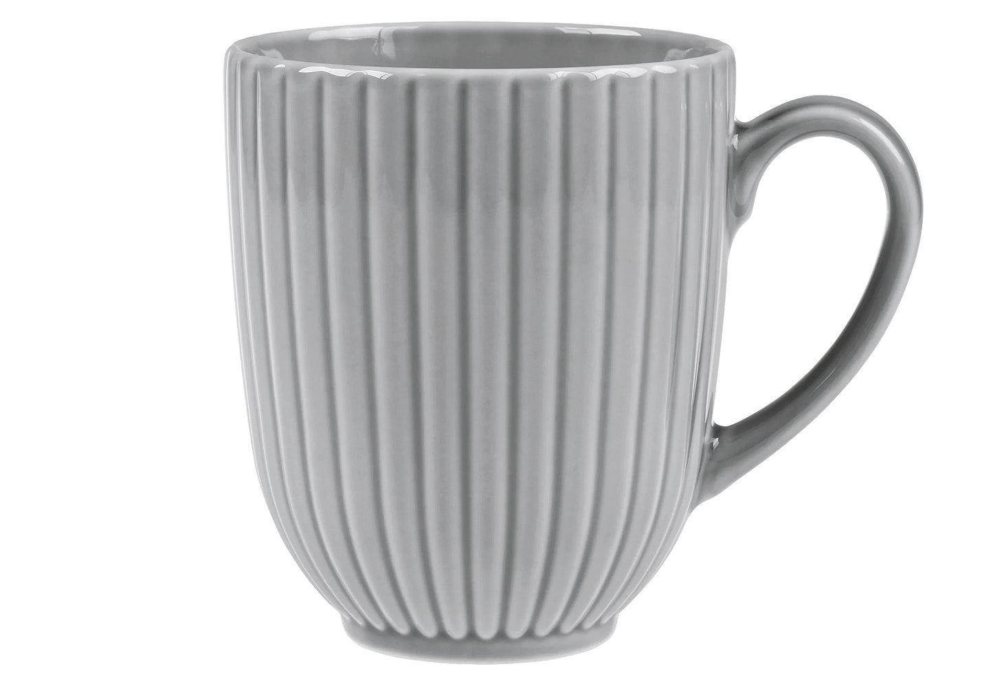 Kaffeebecher Relief grau 0,35l 2Stück