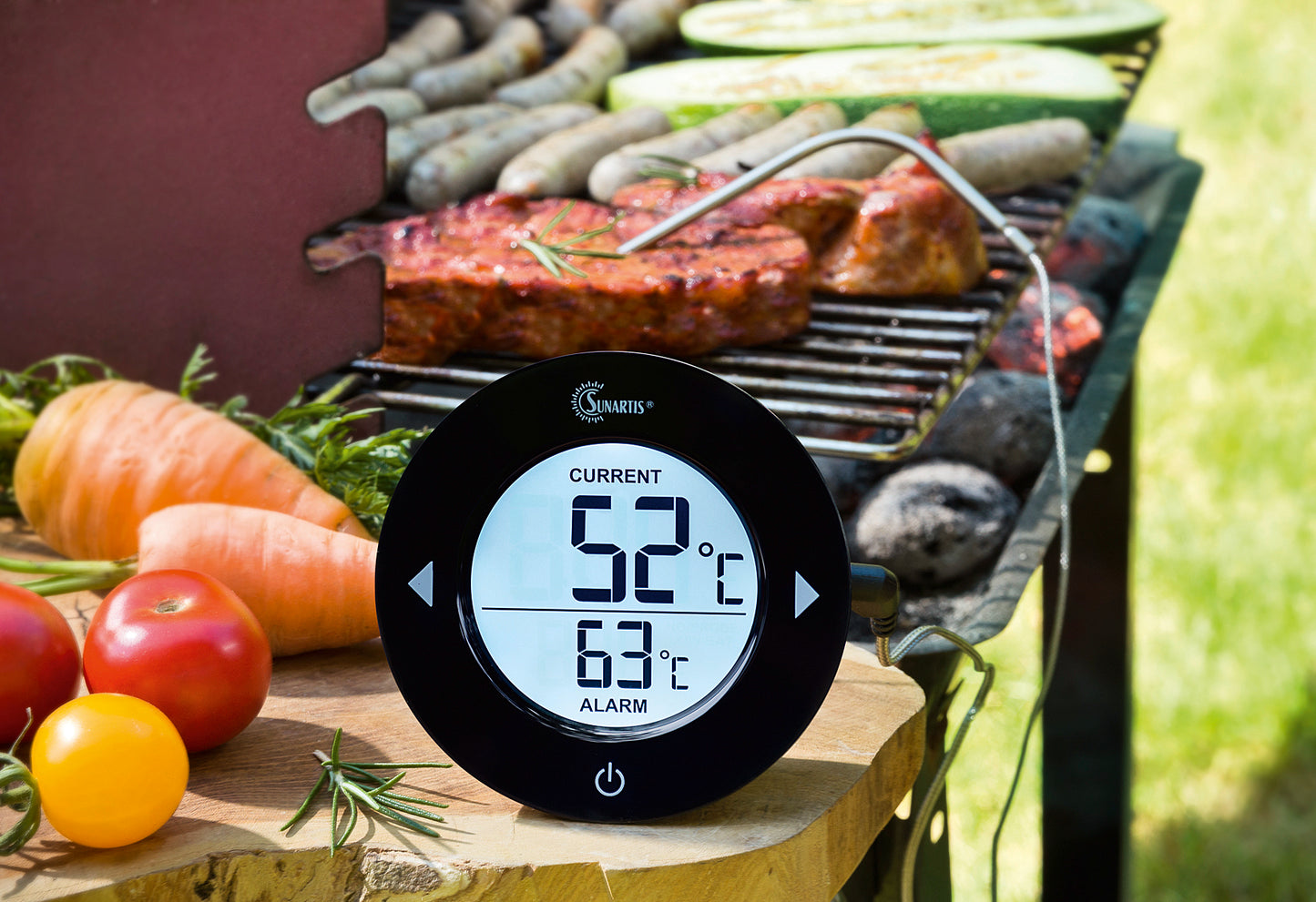 dig.Küchen/Bratenthermometer ME217