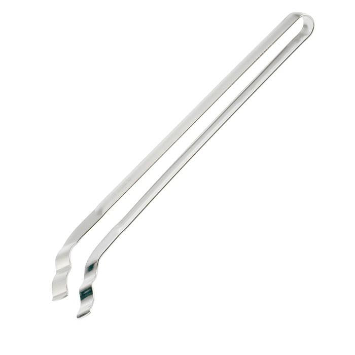 Wurst-/Grillzange gebogen Edelstahl 32cm