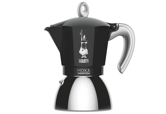 Espressokocher New Moka Induktion 2 Tassen schwarz